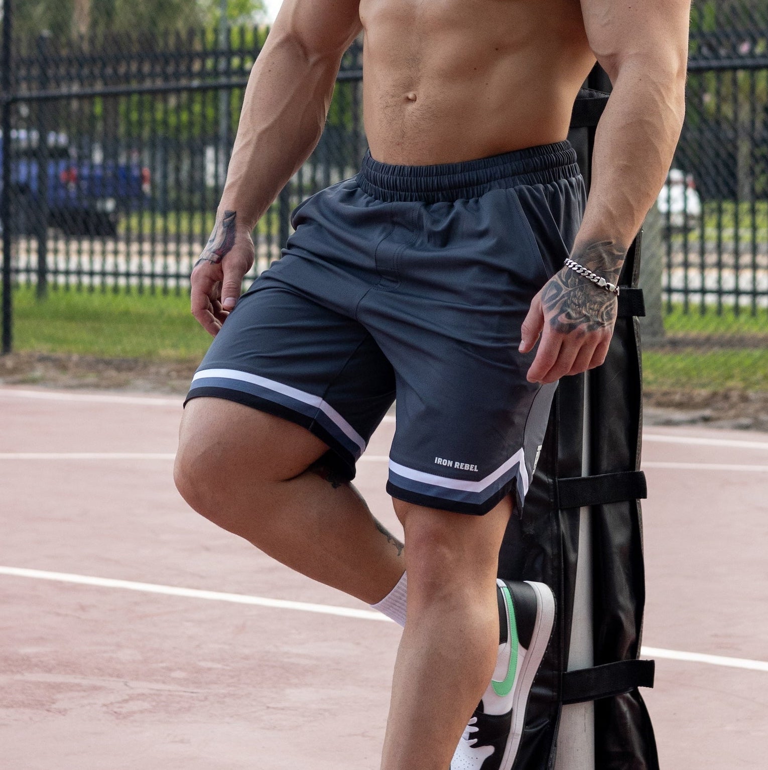 Court Shorts (Grey)