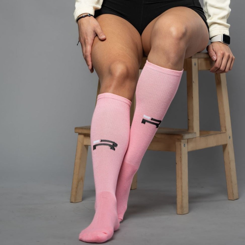 Competition Deadlift Socks (Pink)