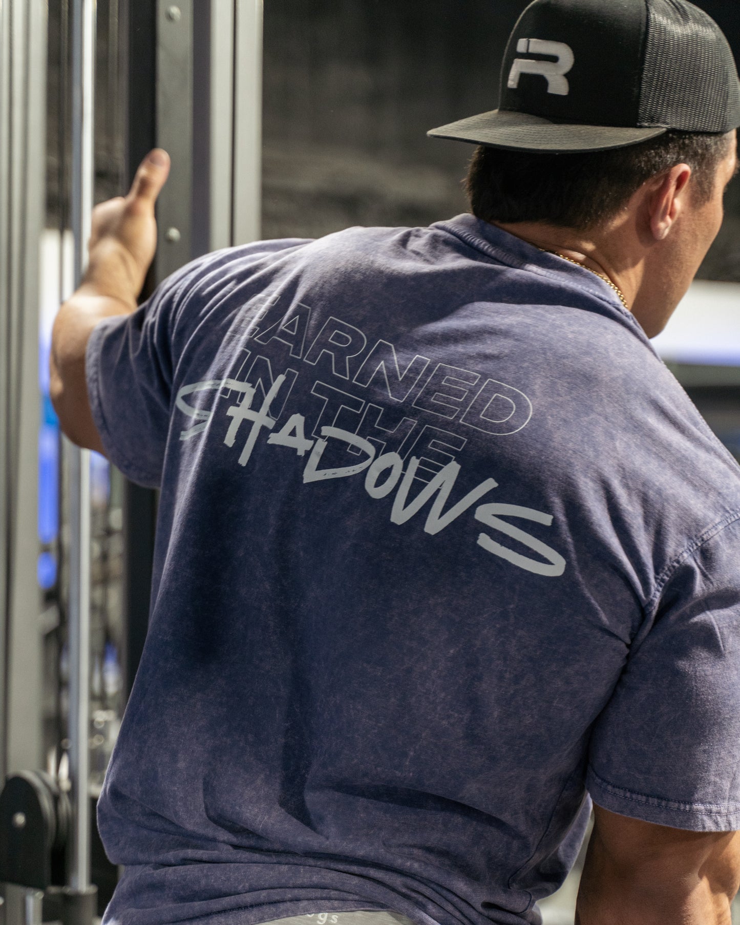 Shadows Tee (Slate Blue)