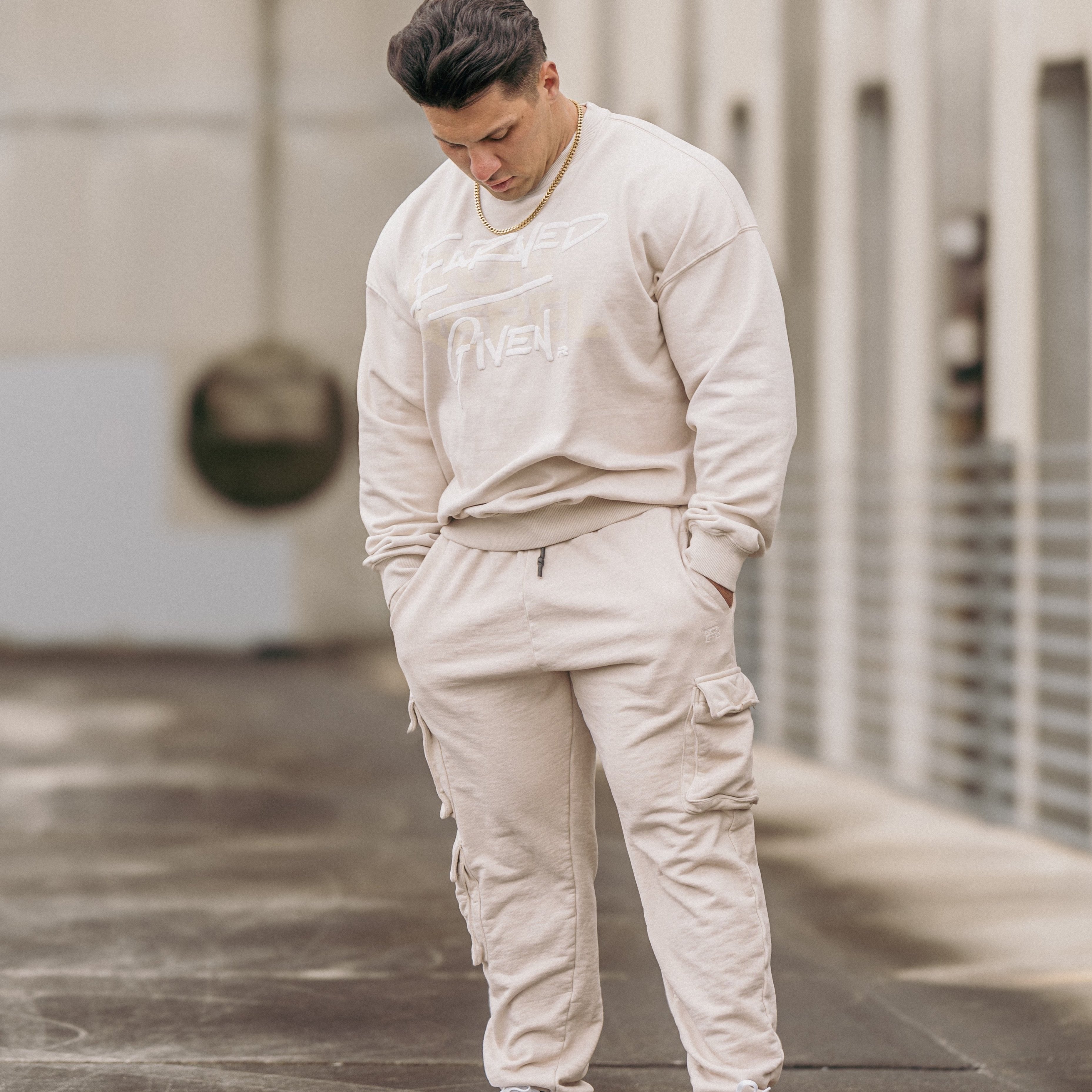 Adapt Cargo Sweatpants (Oat)
