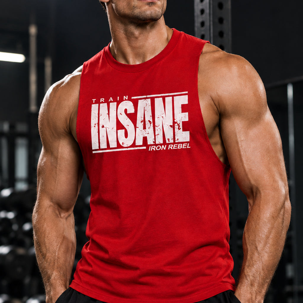 Train Insane "Hulk Cut" Tee (Red)