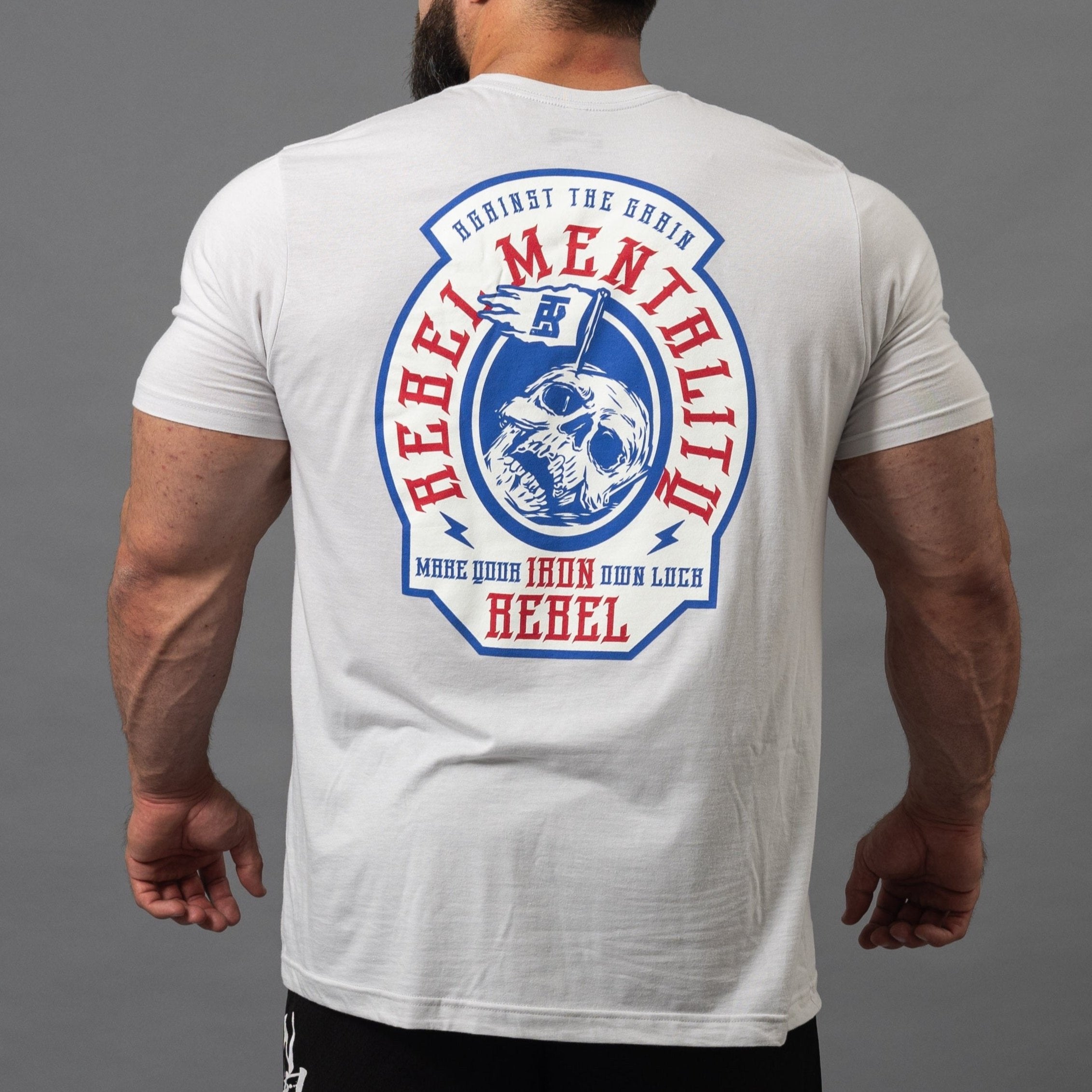 Badge Tee (Light Grey)