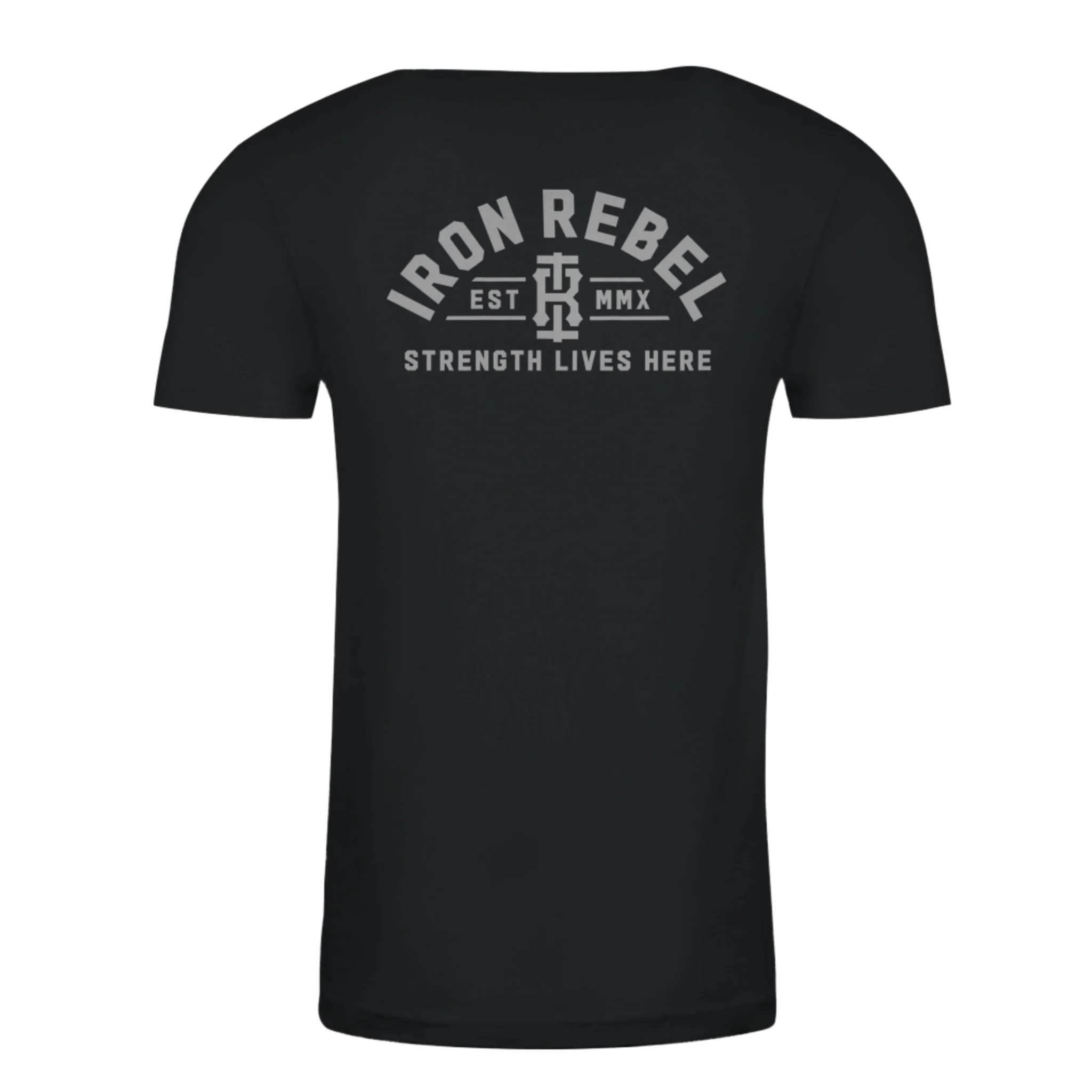 University Tee (Black) Premium Fitted Gym T-Shirt