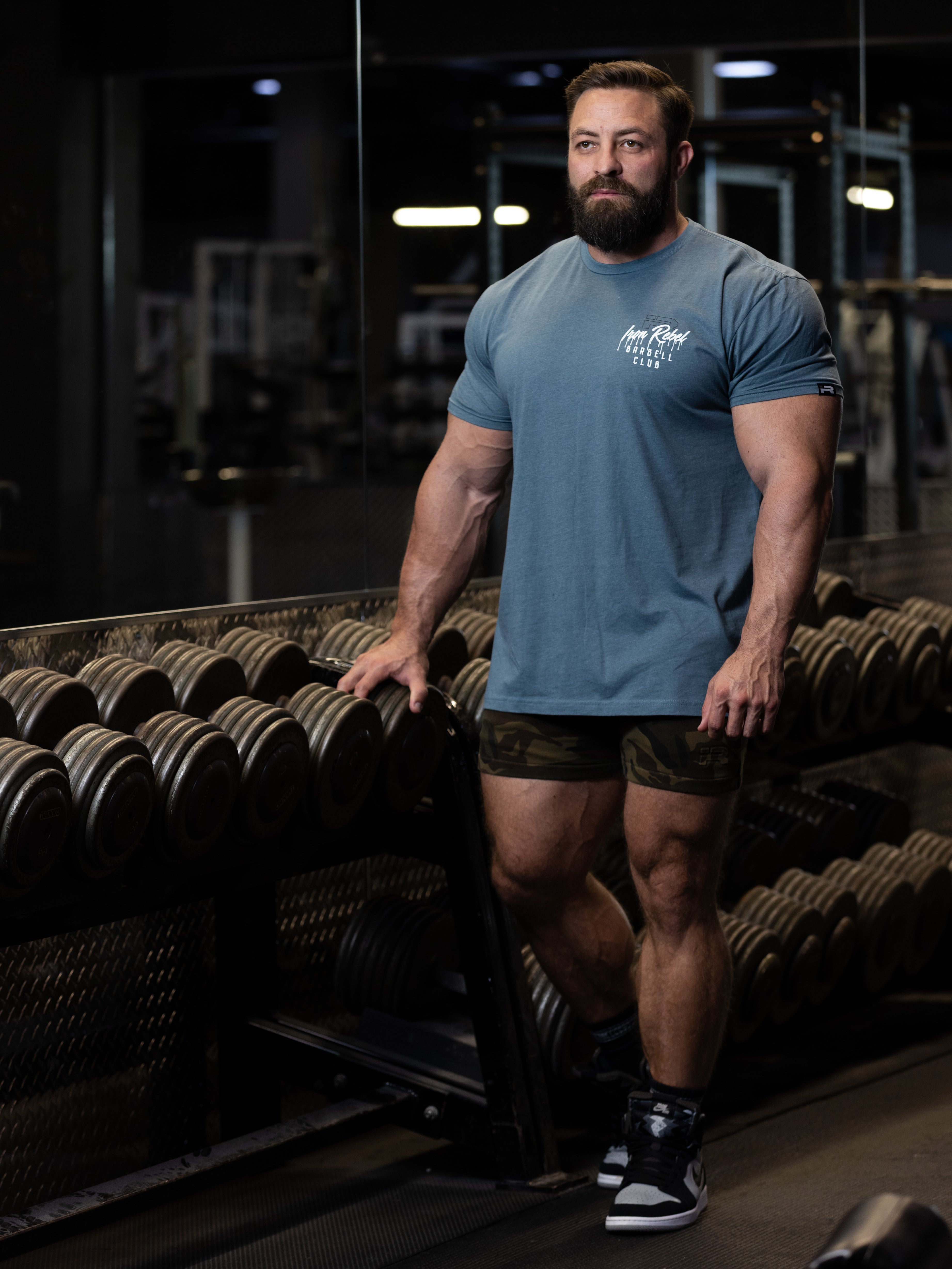 Power Drip Tee (Indigo)