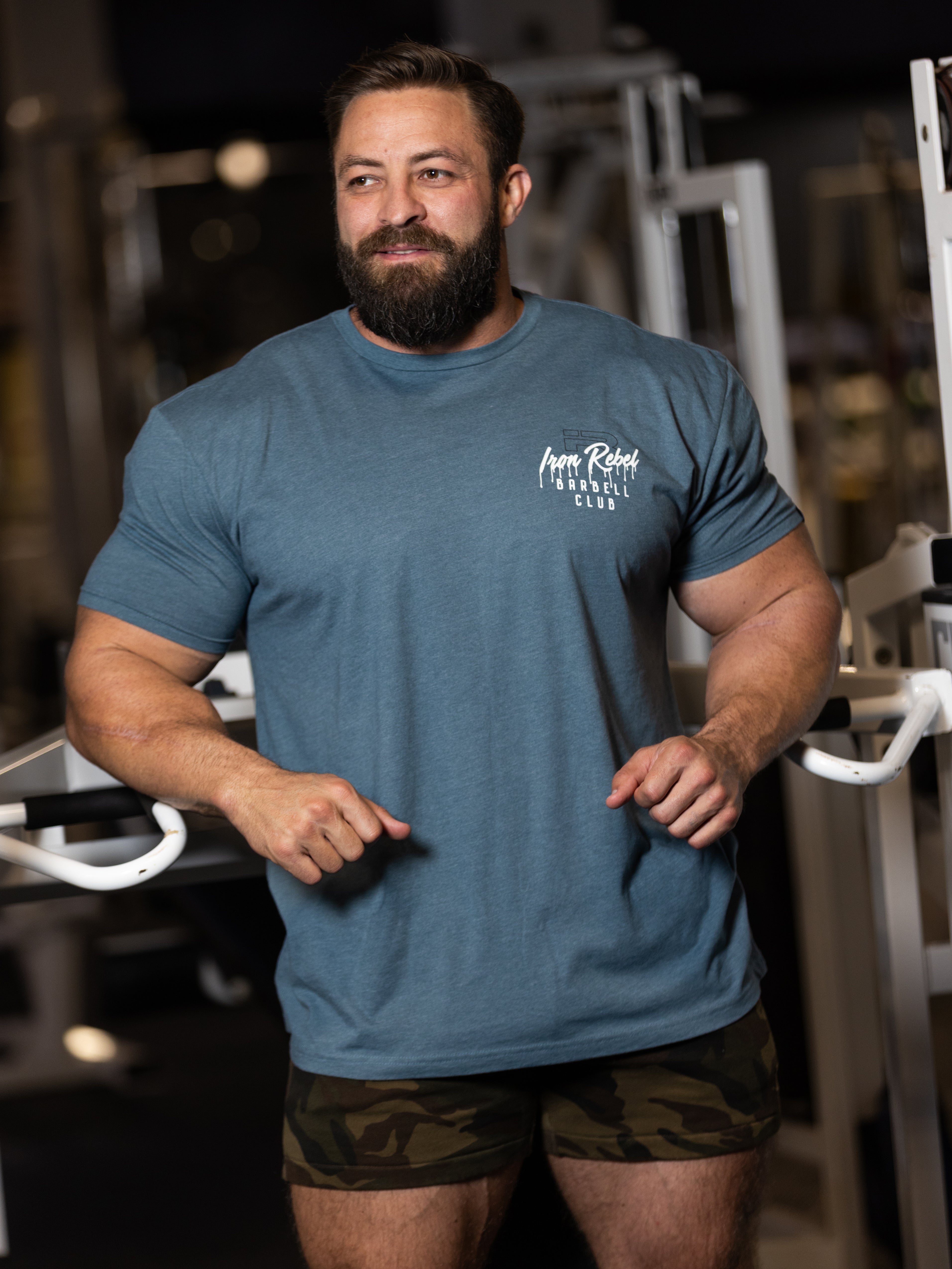 Power Drip Tee (Indigo)