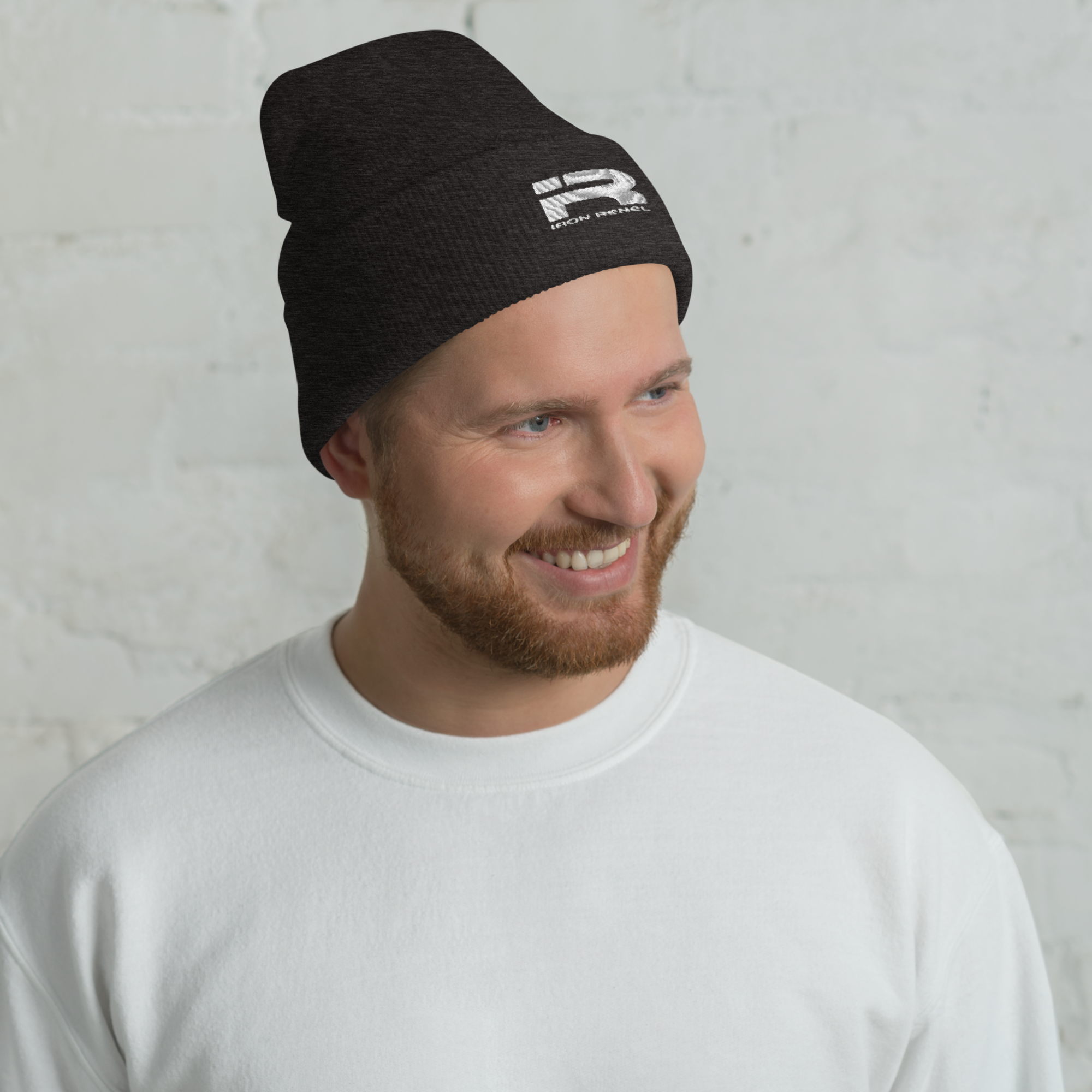 Cuffed Beanie (White Logo)