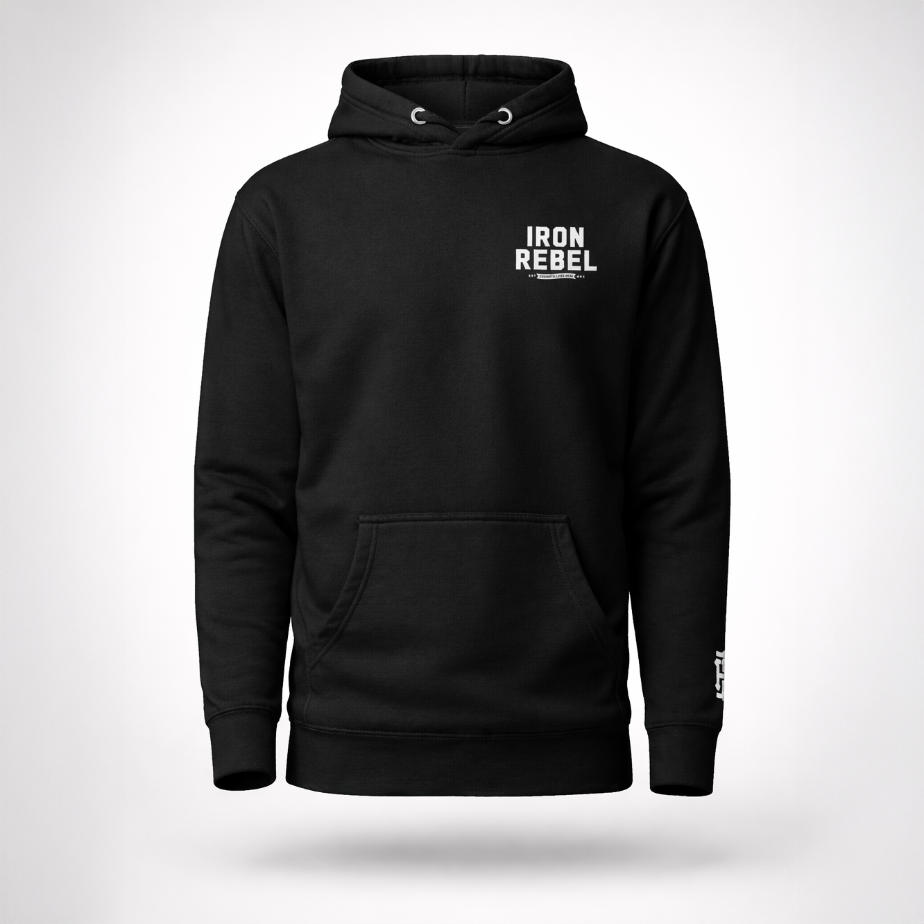 Monolith Hoodie (Black) | Athletic Fit Gym Casual Hoodie
