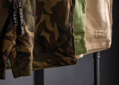 Embossed Shorts (Green Camo)