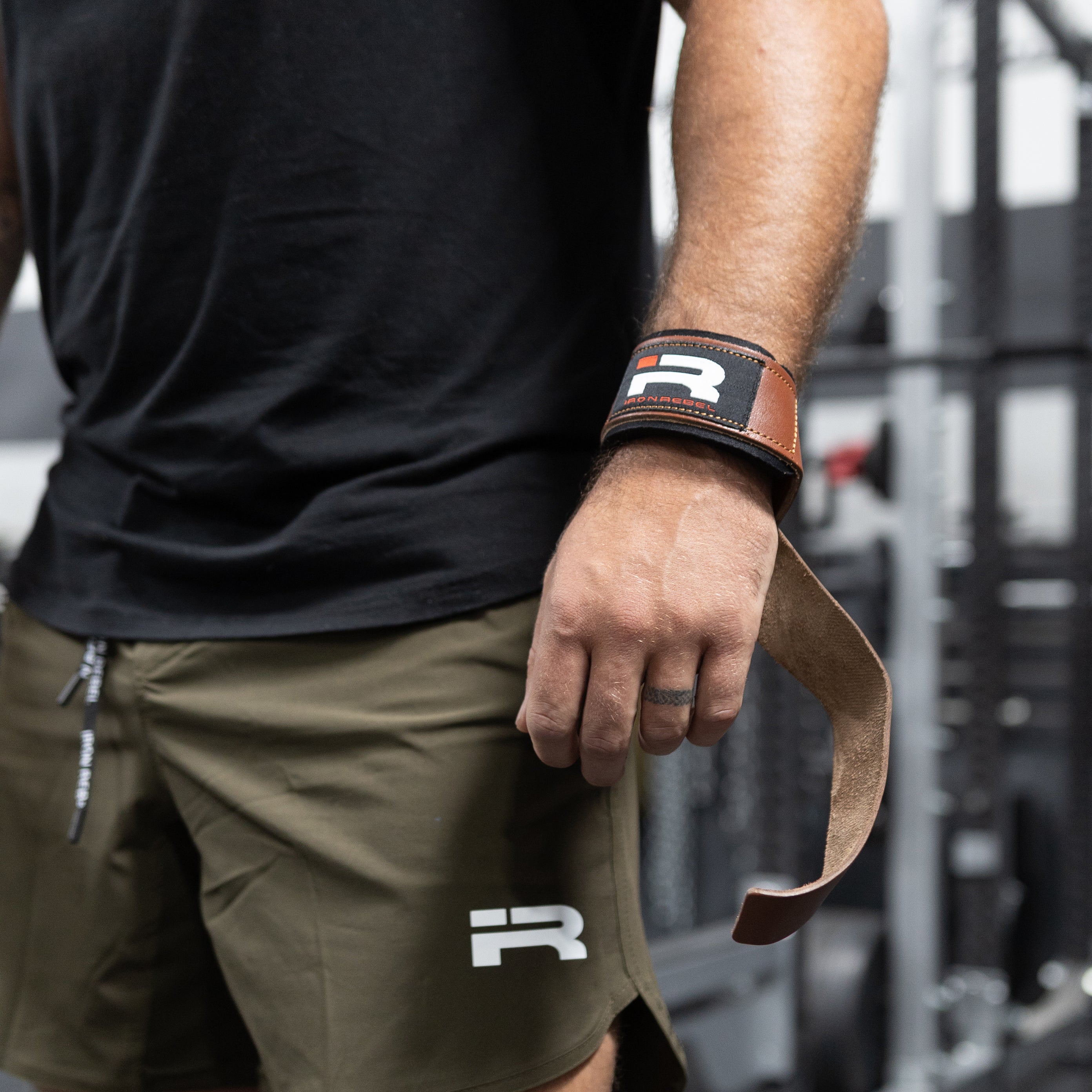 Premium Leather Lifting Straps