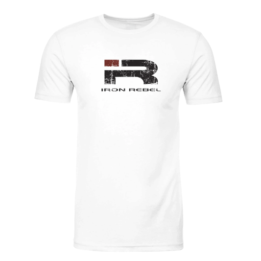 Forged Tee (White) Premium Fitted Gym T-Shirt