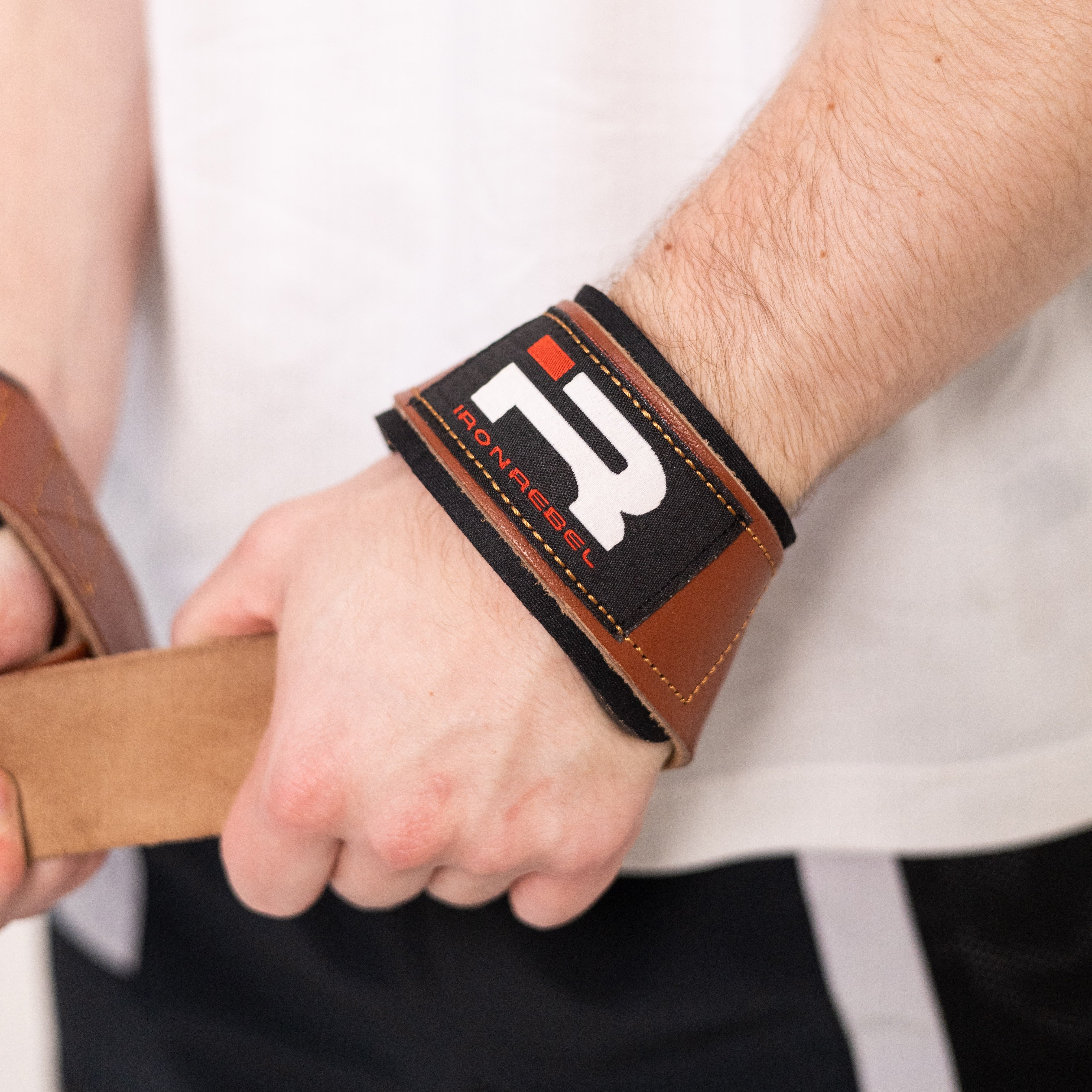 Premium Leather Lifting Straps