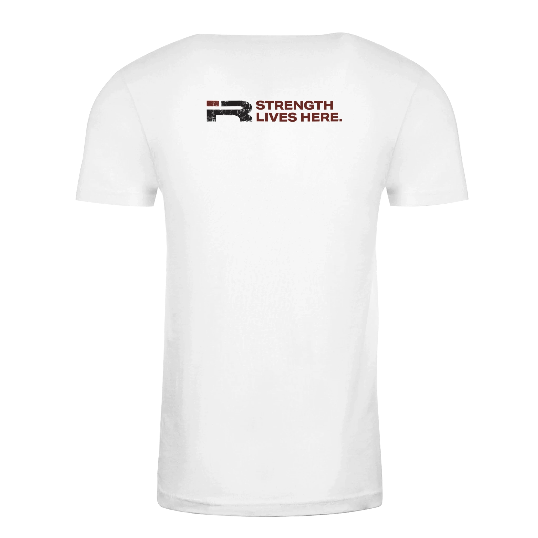 Forged Tee (White) Premium Fitted Gym T-Shirt