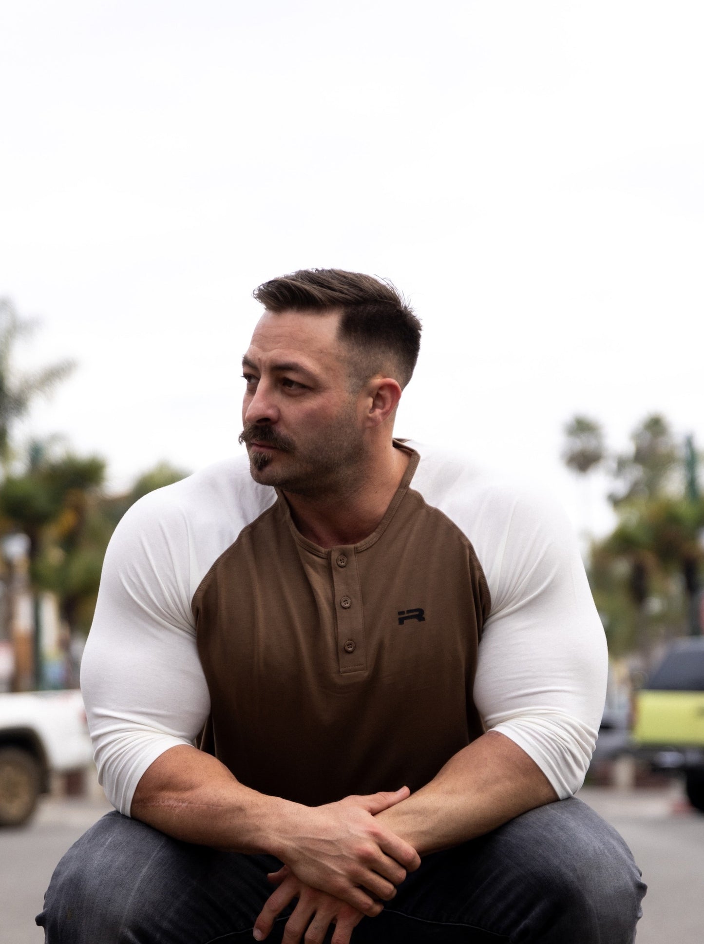 Elite Henley (Umber/Ivory)