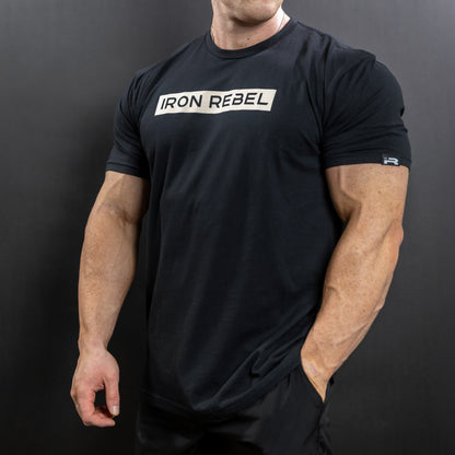 Elements Tee (Black) Premium Fitted Gym T-Shirt