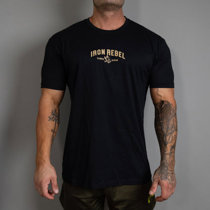 Eagle Tee (Black) Premium Fitted Gym T-Shirt