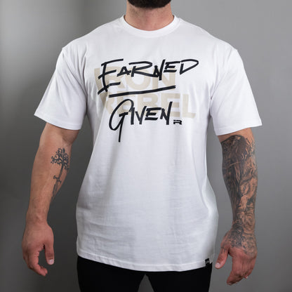 Earned/Given Tee (White)