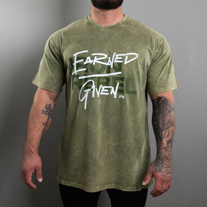 Earned/Given Tee (Army)