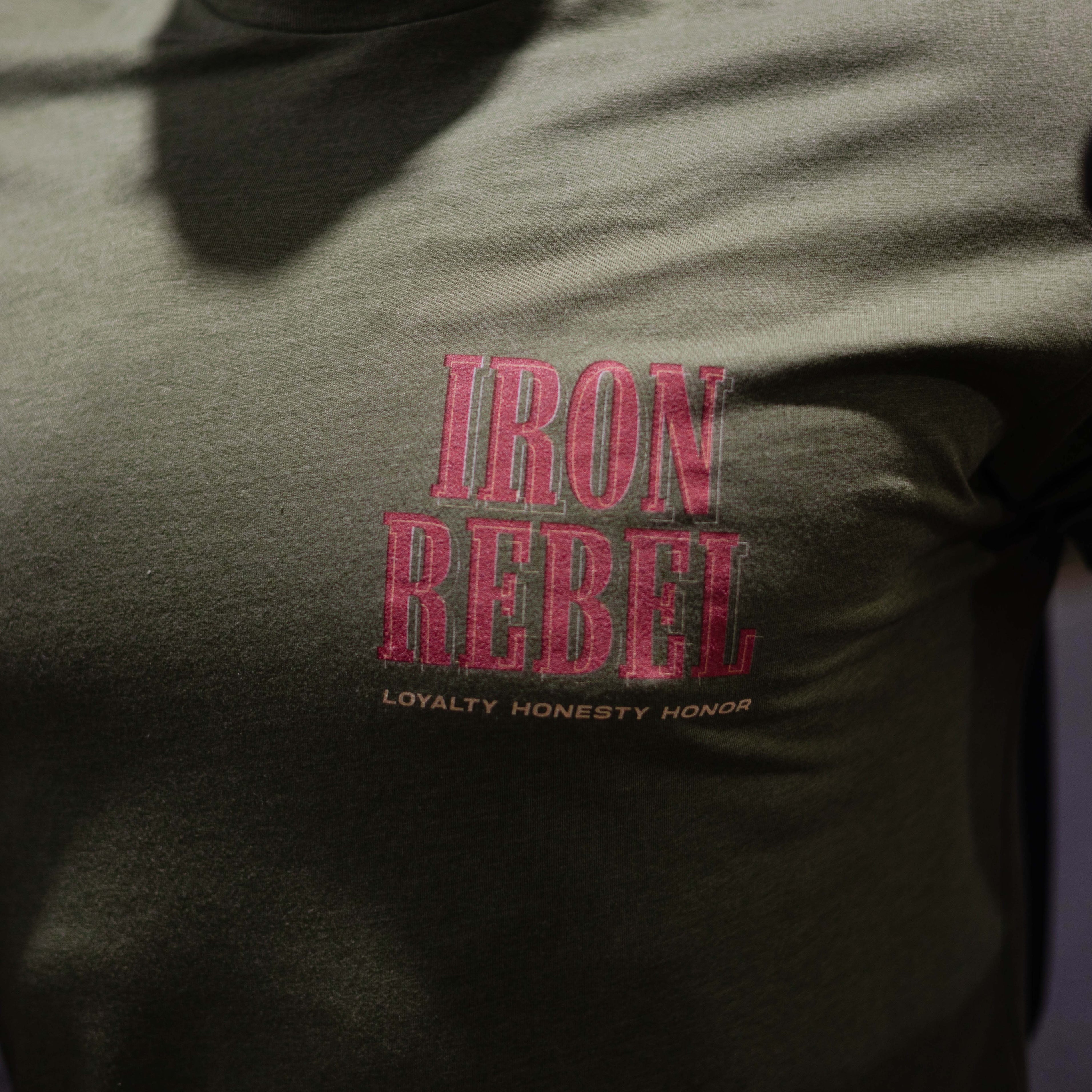 Honor Tee (Army) Premium Fitted Gym T-Shirt