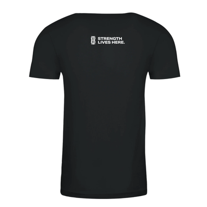 Barbell Club (Black) Premium Fitted Gym T-shirt