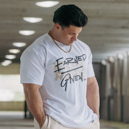 Earned/Given Tee (White)