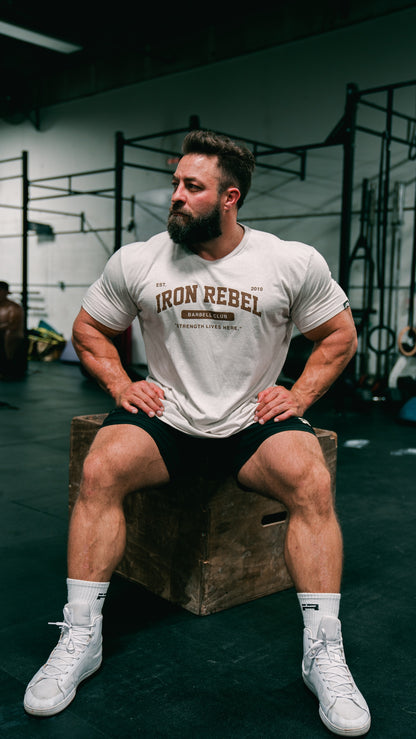 Barbell Club Tee (Ivory)