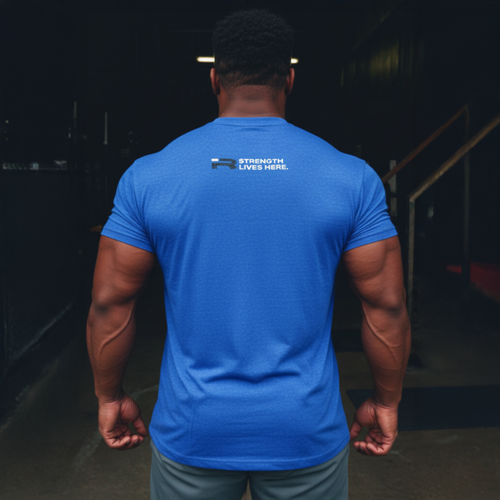 Forged Tee (Royal Blue) Premium Fitted Gym T-Shirt