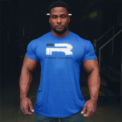 Forged Tee (Royal Blue) Premium Fitted Gym T-Shirt