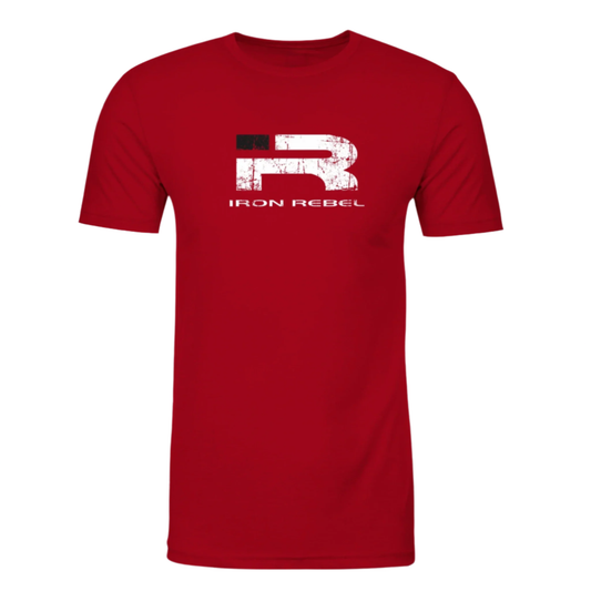 Forged Tee (Red) Premium Fitted Gym T-Shirt