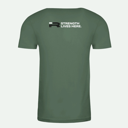 Forged Tee (Army) Premium Fitted Gym T-Shirt