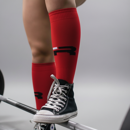 Competition Deadlift Socks (Red)