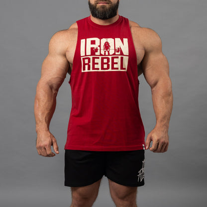 Deadlift "Hulk Cut" Tee (Cherry)