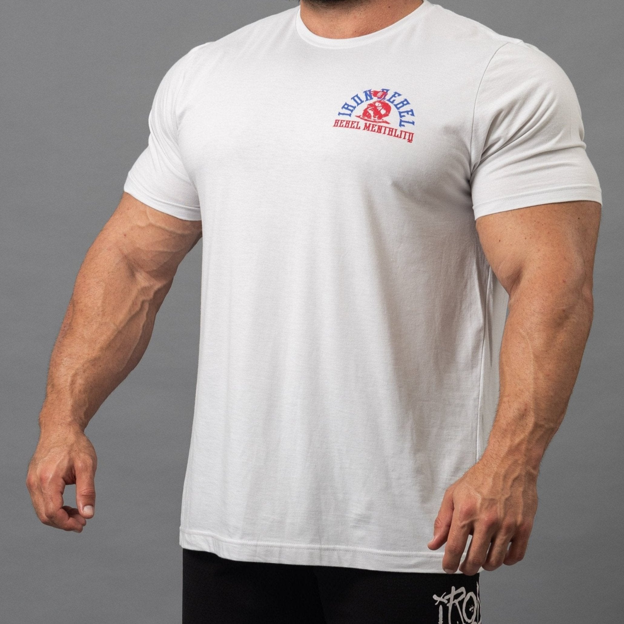 Badge Tee (Light Grey)