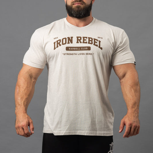 Barbell Club Tee (Ivory)