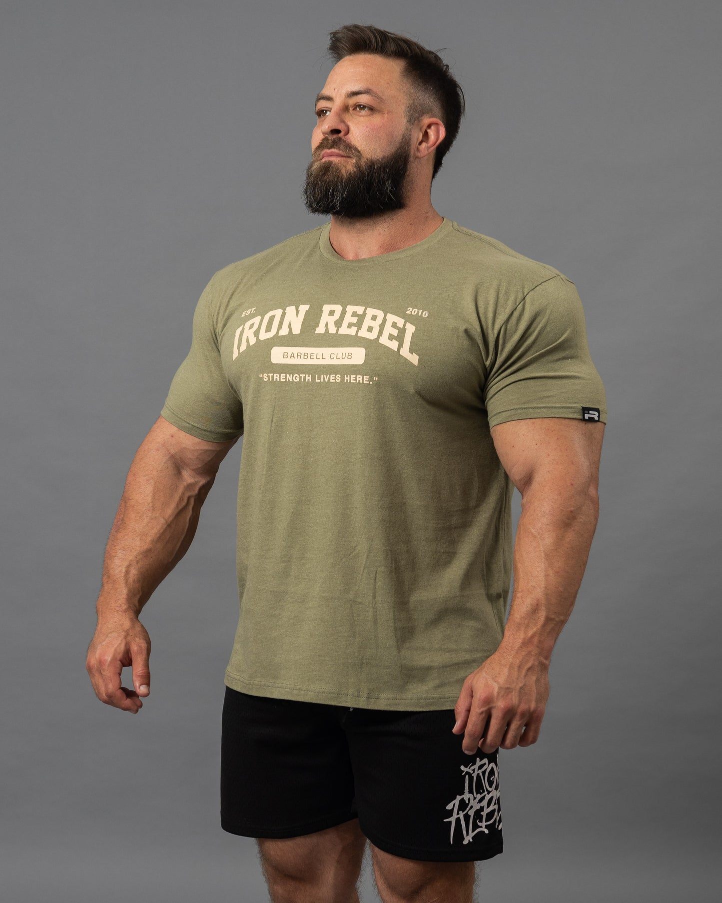 Barbell Club Tee (Army)