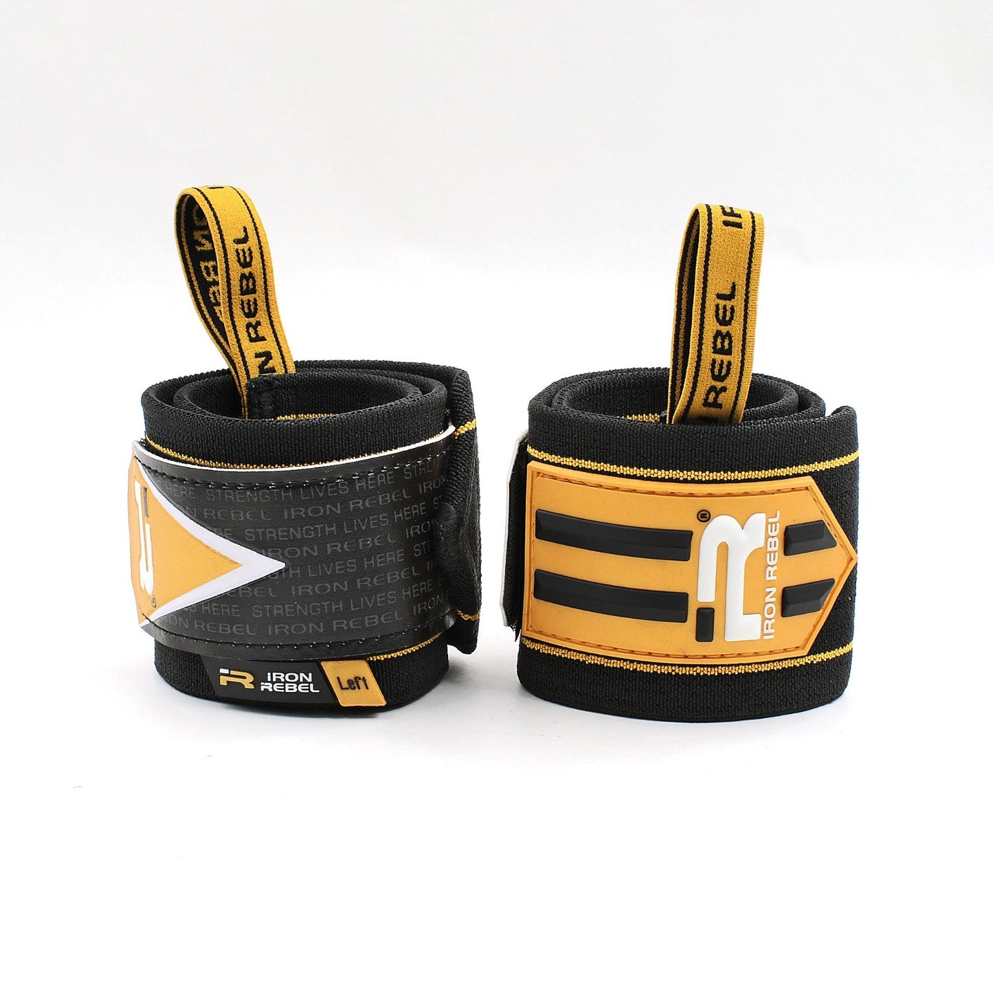 John Haack x IR Apex Wrist Wraps (Black/Gold)