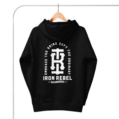 Monolith Hoodie (Black) | Athletic Fit Gym Casual Hoodie