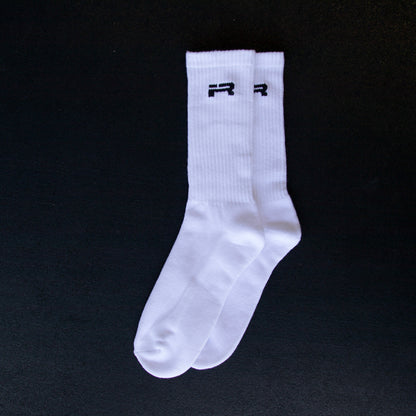 IR Logo Crew Socks (White)