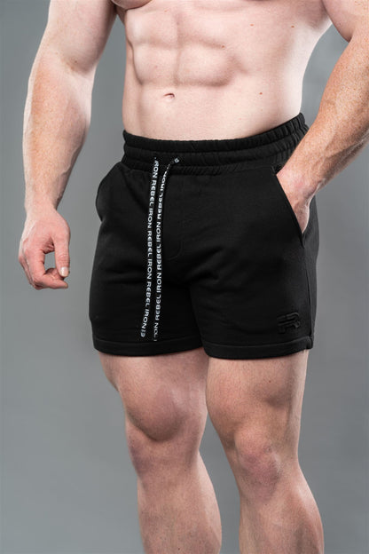 Embossed Shorts (Black)